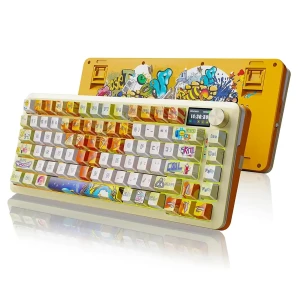 کیبورد بی سیم گیمینگ ردراگون مدل FLEKACT K708 GF PRO RGB